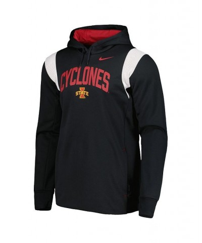 Men's Black Iowa State Cyclones 2022 Sideline Performance Pullover Hoodie $47.50 Sweatshirt