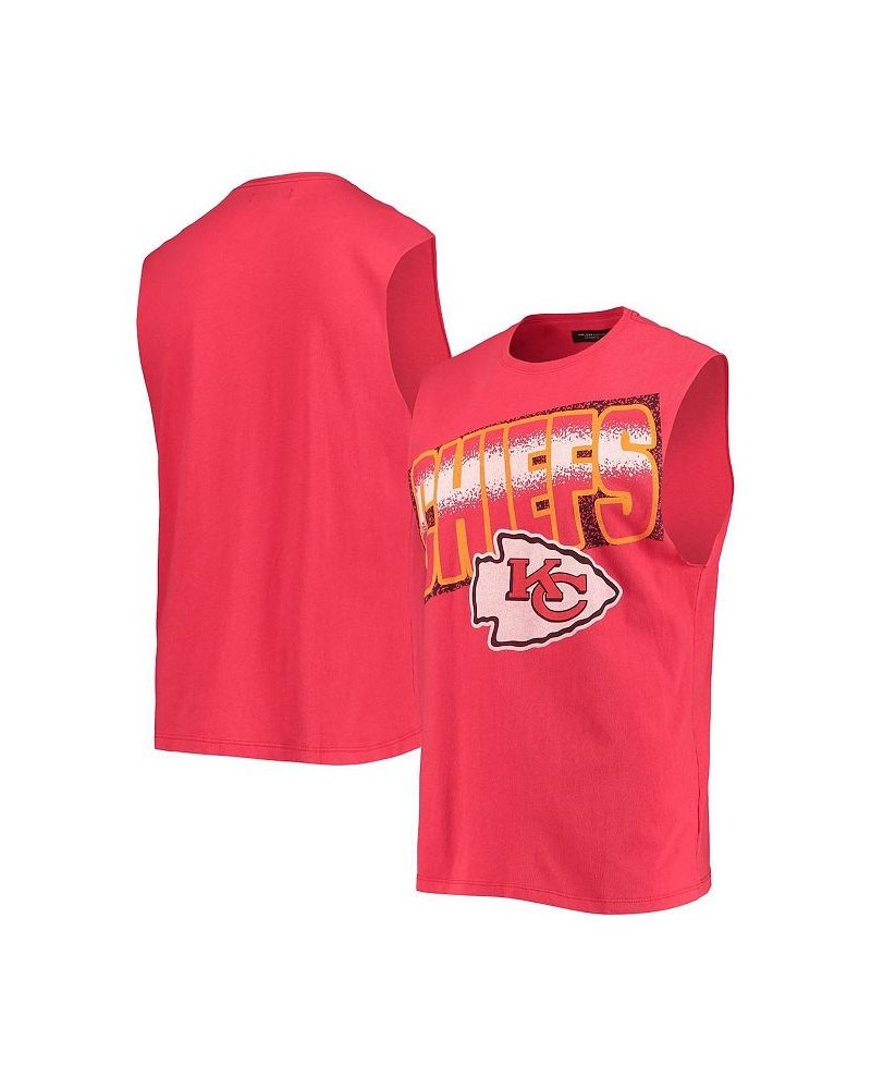 Men's Red Kansas City Chiefs Muscle Tank Top $19.43 T-Shirts