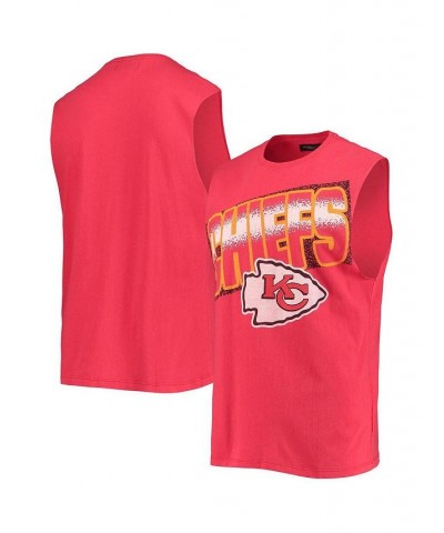 Men's Red Kansas City Chiefs Muscle Tank Top $19.43 T-Shirts