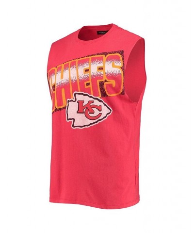 Men's Red Kansas City Chiefs Muscle Tank Top $19.43 T-Shirts