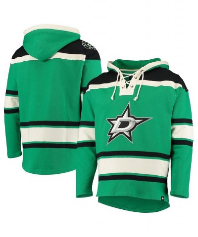 Men's '47 Kelly Green Dallas Stars Superior Lace-Up Pullover Hoodie $42.18 Sweatshirt