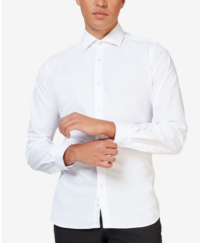 Men's Solid Color Shirt White $18.00 Dress Shirts