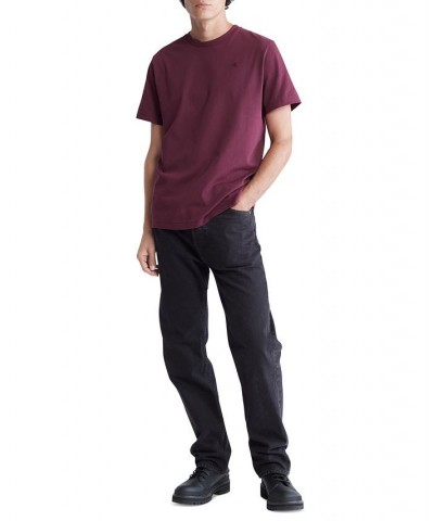 Men's Smooth Cotton Solid Crewneck T-Shirt PD09 $27.72 T-Shirts