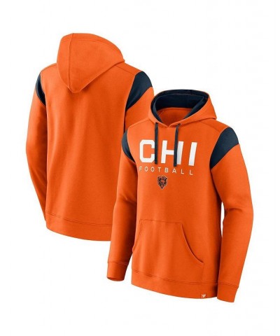 Men's Branded Orange Chicago Bears Call The Shot Pullover Hoodie $40.00 Sweatshirt