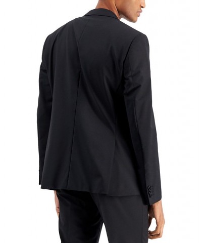 Men's Modern Fit Suit Wool Separates Black $89.30 Suits