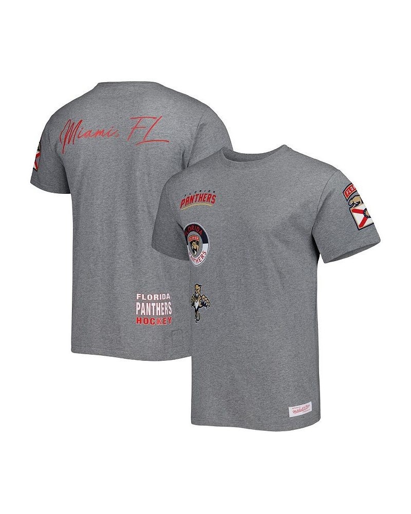 Men's Heather Gray Florida Panthers City Collection T-shirt $33.79 T-Shirts