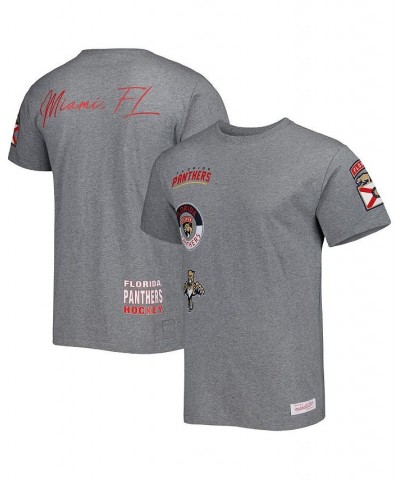 Men's Heather Gray Florida Panthers City Collection T-shirt $33.79 T-Shirts