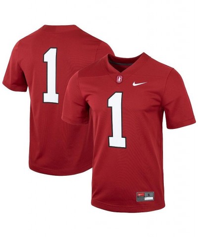 Men's Number 1 Cardinal Stanford Cardinal Untouchable Football Jersey $40.48 Jersey