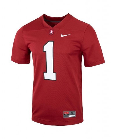 Men's Number 1 Cardinal Stanford Cardinal Untouchable Football Jersey $40.48 Jersey