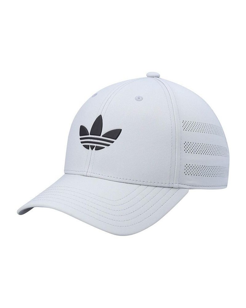 Men's Gray Beacon Trefoil III Snapback Hat $21.27 Hats