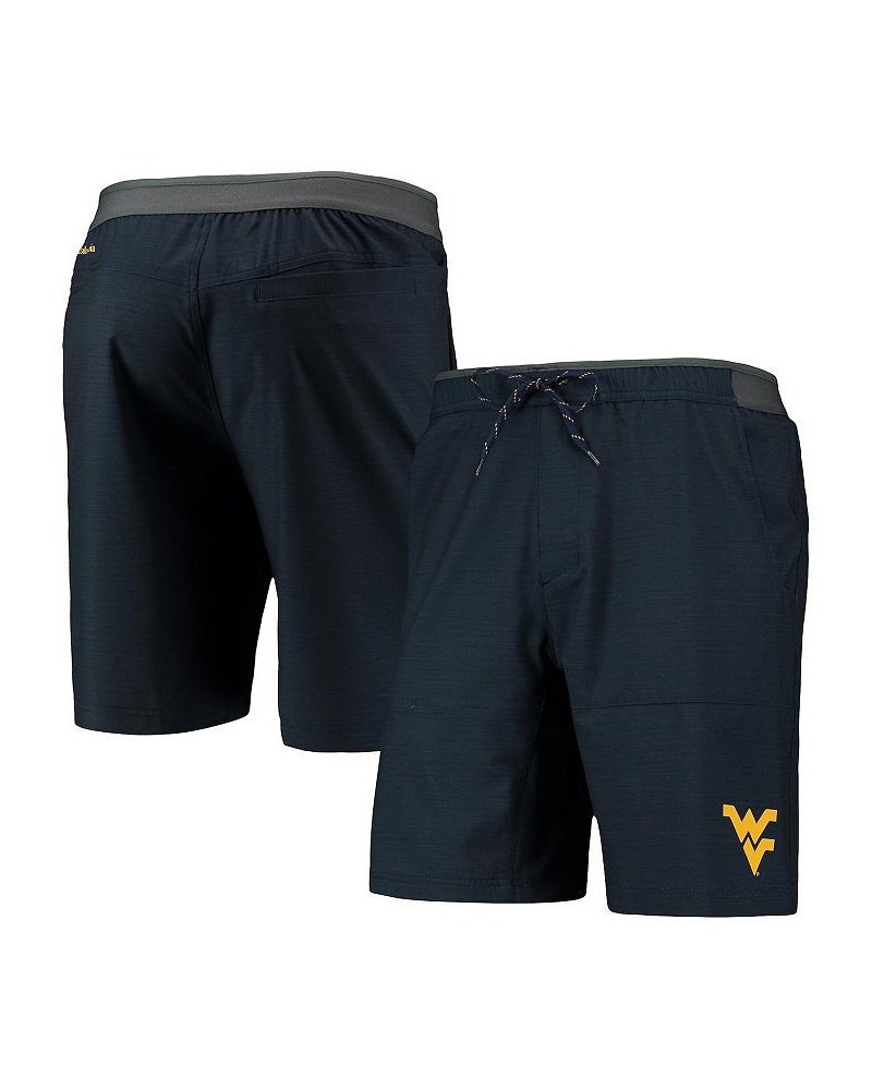 Men's Navy West Virginia Mountaineers Twisted Creek Omni-Shield Shorts $35.00 Shorts