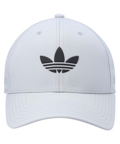 Men's Gray Beacon Trefoil III Snapback Hat $21.27 Hats