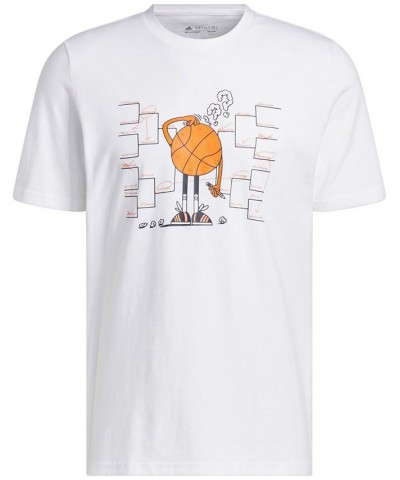 Men's Lil' Stripe Classic-Fit Basketball Bracket Graphic T-Shirt White $22.00 T-Shirts