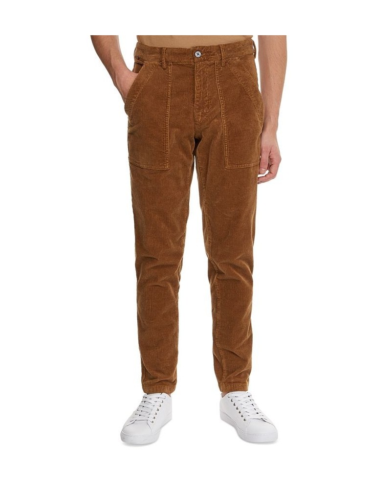 Men's Denton Straight-Fit TH Flex Stretch Corduroy Carpenter Pants Brown $32.79 Pants