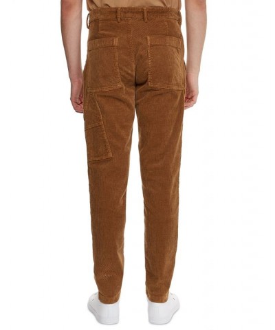 Men's Denton Straight-Fit TH Flex Stretch Corduroy Carpenter Pants Brown $32.79 Pants