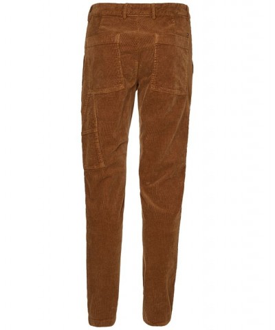 Men's Denton Straight-Fit TH Flex Stretch Corduroy Carpenter Pants Brown $32.79 Pants