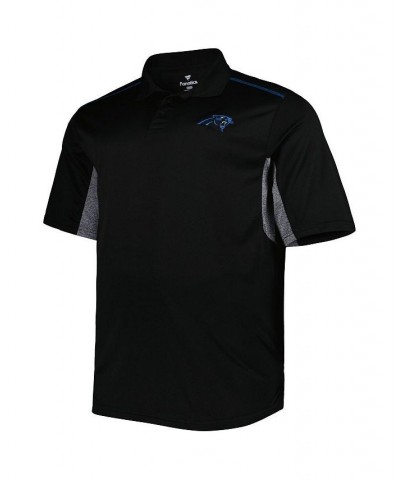 Men's Black Carolina Panthers Big and Tall Team Color Polo Shirt $30.55 Polo Shirts