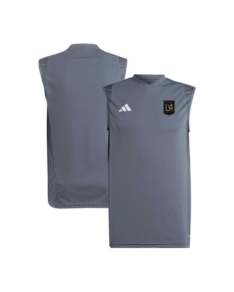 Men's Gray LAFC 2023 On-Field Sleeveless Training Jersey $31.19 Jersey