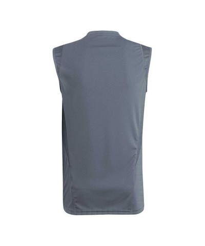 Men's Gray LAFC 2023 On-Field Sleeveless Training Jersey $31.19 Jersey