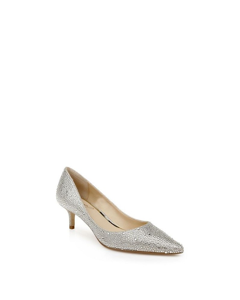 Women's Frenchie Evening Pumps Gold $54.50 Shoes