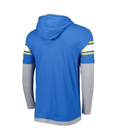 Men's Powder Blue Los Angeles Chargers Long Sleeve Hoodie T-shirt $28.00 T-Shirts