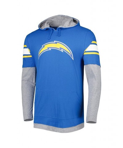 Men's Powder Blue Los Angeles Chargers Long Sleeve Hoodie T-shirt $28.00 T-Shirts