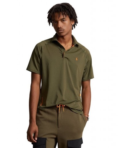 Men's Custom Slim Fit Performance Polo Shirt Green $68.08 Polo Shirts