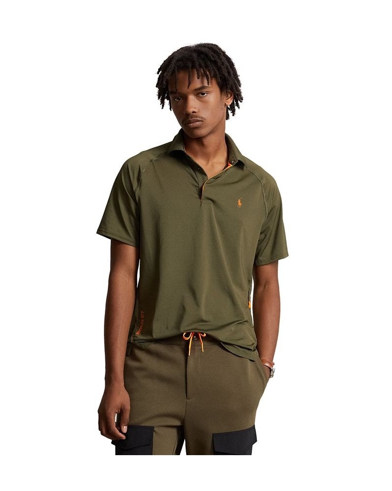 Men's Custom Slim Fit Performance Polo Shirt Green $68.08 Polo Shirts