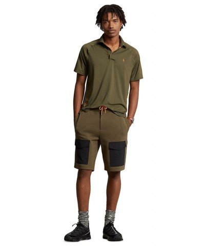 Men's Custom Slim Fit Performance Polo Shirt Green $68.08 Polo Shirts