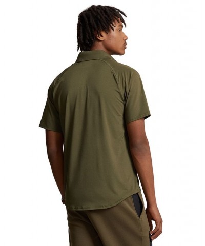 Men's Custom Slim Fit Performance Polo Shirt Green $68.08 Polo Shirts