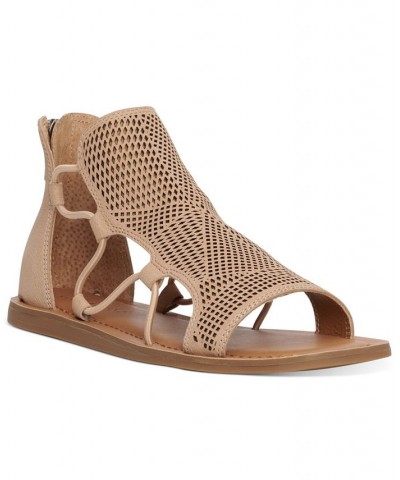 Women's Bartega Gladiator Sandals Tan/Beige $37.38 Shoes