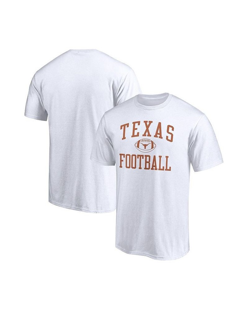 Men's Branded White Texas Longhorns First Sprint Team T-shirt $17.59 T-Shirts