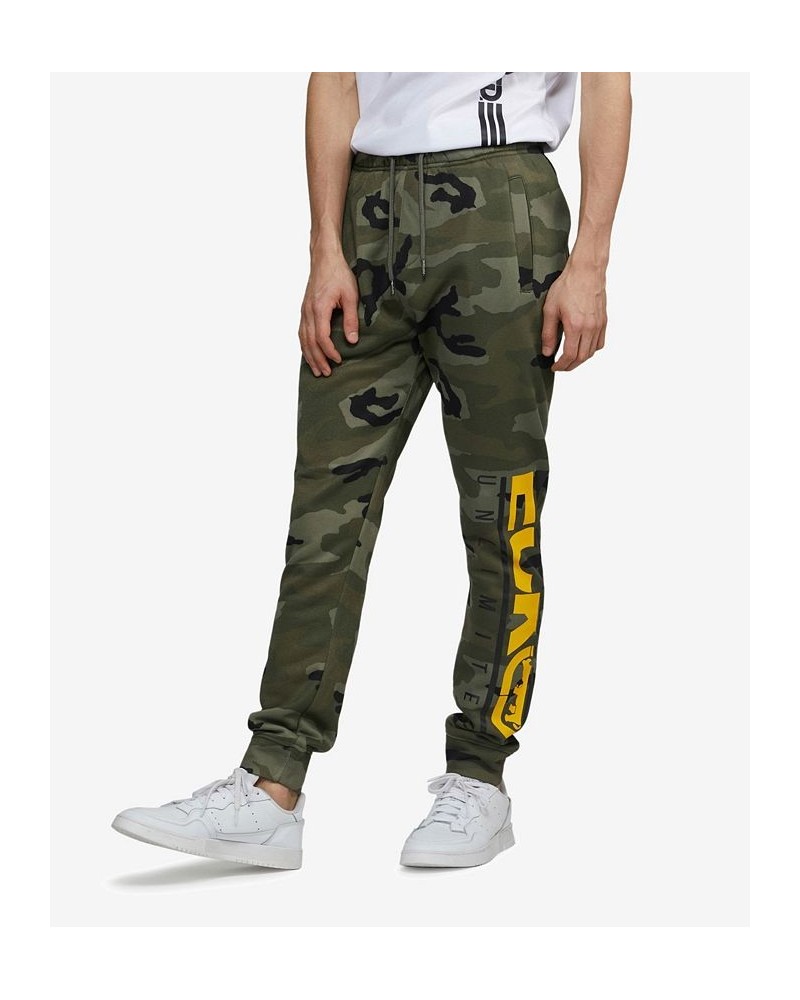 Men's Rhino Style Graphic Fleece Joggers Multi $29.00 Pants