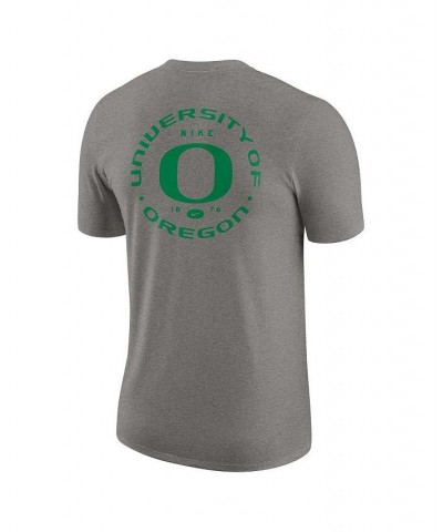 Men's Heather Gray Oregon Ducks Logo 2-Hit Tri-Blend T-shirt $18.90 T-Shirts