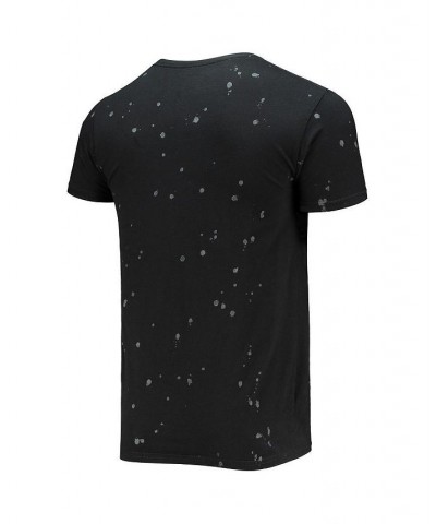 Men's Black Bethune-Cookman Wildcats Bleach Splatter T-shirt $24.74 T-Shirts