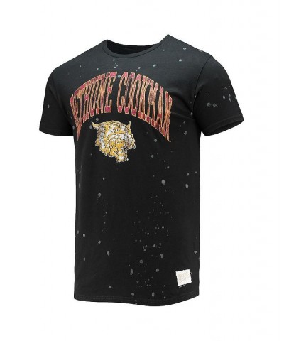 Men's Black Bethune-Cookman Wildcats Bleach Splatter T-shirt $24.74 T-Shirts