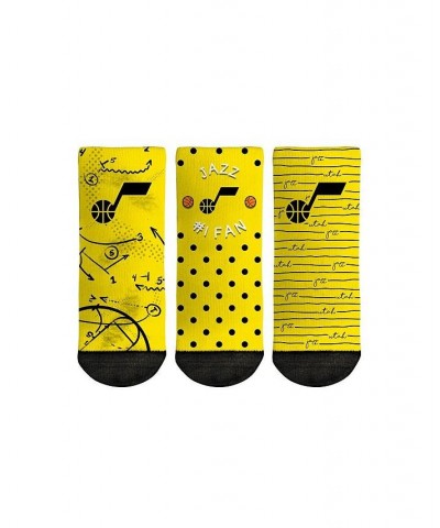 Toddler Boys and Girls Socks Utah Jazz 1 Fan 3-Pack Crew Socks Set $14.70 Socks