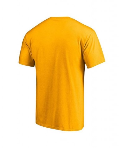 Men's Gold Los Angeles Lakers Dropshadow Beach Hometown Collection T-shirt $18.59 T-Shirts