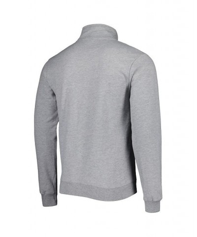 Men's Heather Gray Florida Gators Stack Essential Fleece Quarter-Zip Sweatshirt $30.75 Sweatshirt