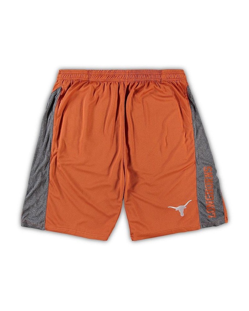 Men's Texas Orange Texas Longhorns Big and Tall Textured Shorts $26.49 Shorts