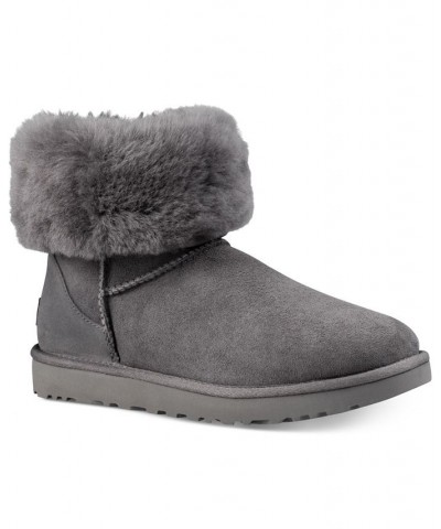 Women's Classic II Short Boots Gray $81.00 Shoes