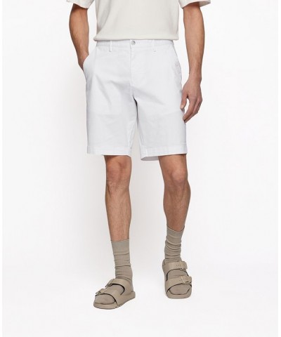 BOSS Men's Slim-Fit Regular-Rise Shorts White $34.81 Shorts