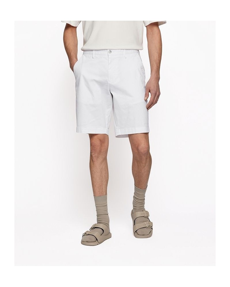 BOSS Men's Slim-Fit Regular-Rise Shorts White $34.81 Shorts