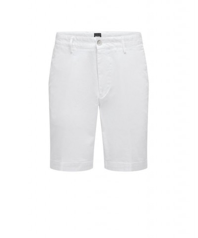 BOSS Men's Slim-Fit Regular-Rise Shorts White $34.81 Shorts