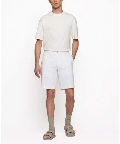 BOSS Men's Slim-Fit Regular-Rise Shorts White $34.81 Shorts