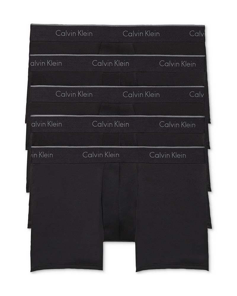 Men's 5-Pk. Micro Stretch Low Rise Trunks Black $23.81 Underwear