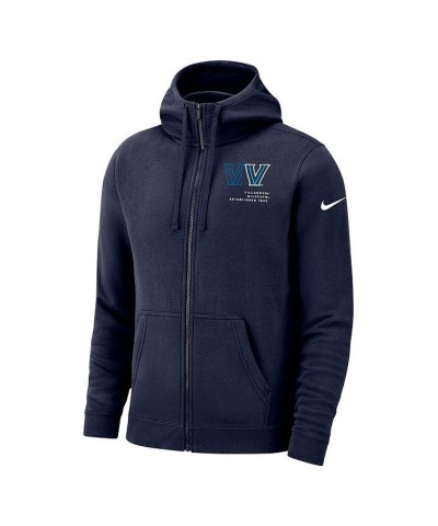 Men's Navy Villanova Wildcats Club Full-Zip Hoodie $44.19 Sweatshirt