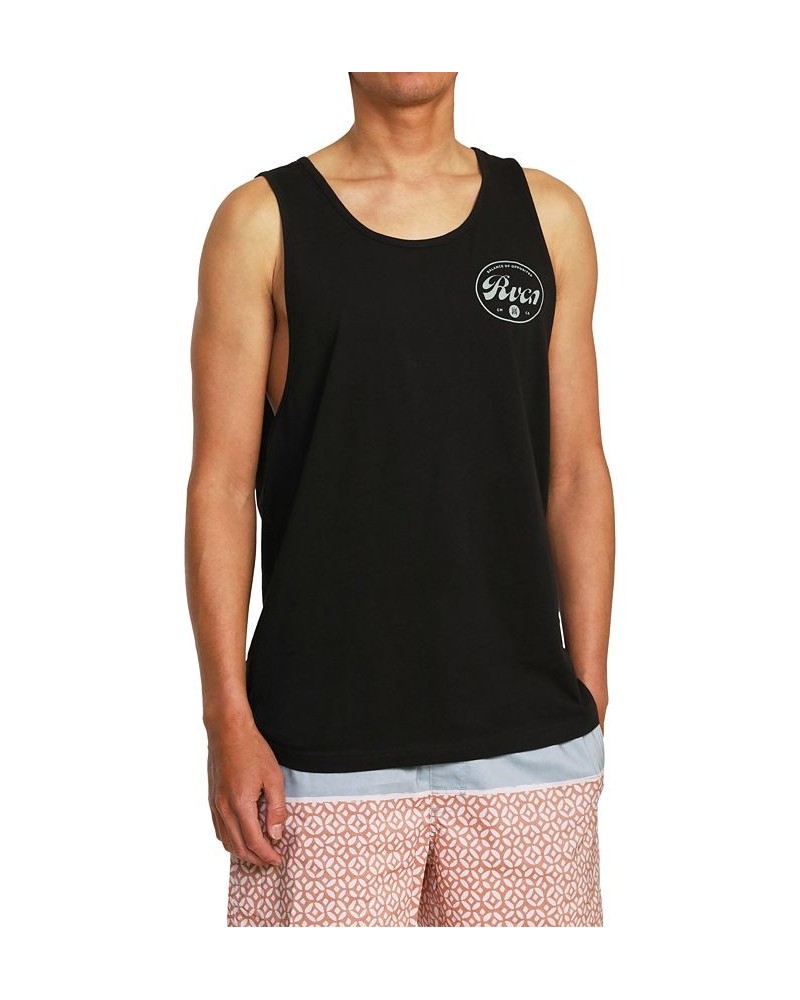 Men's Pils Regular Fit Tank Top Black $18.72 T-Shirts