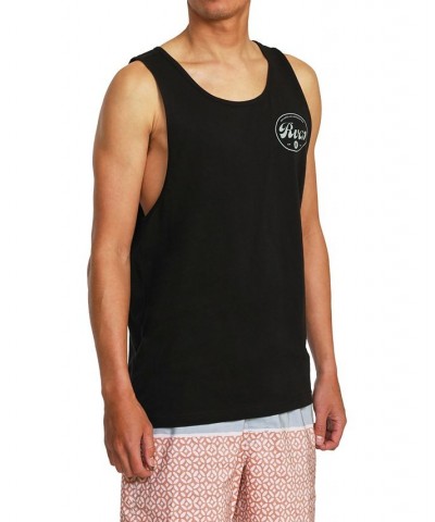 Men's Pils Regular Fit Tank Top Black $18.72 T-Shirts