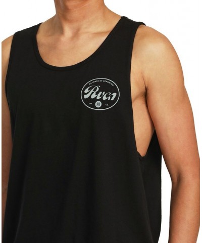 Men's Pils Regular Fit Tank Top Black $18.72 T-Shirts